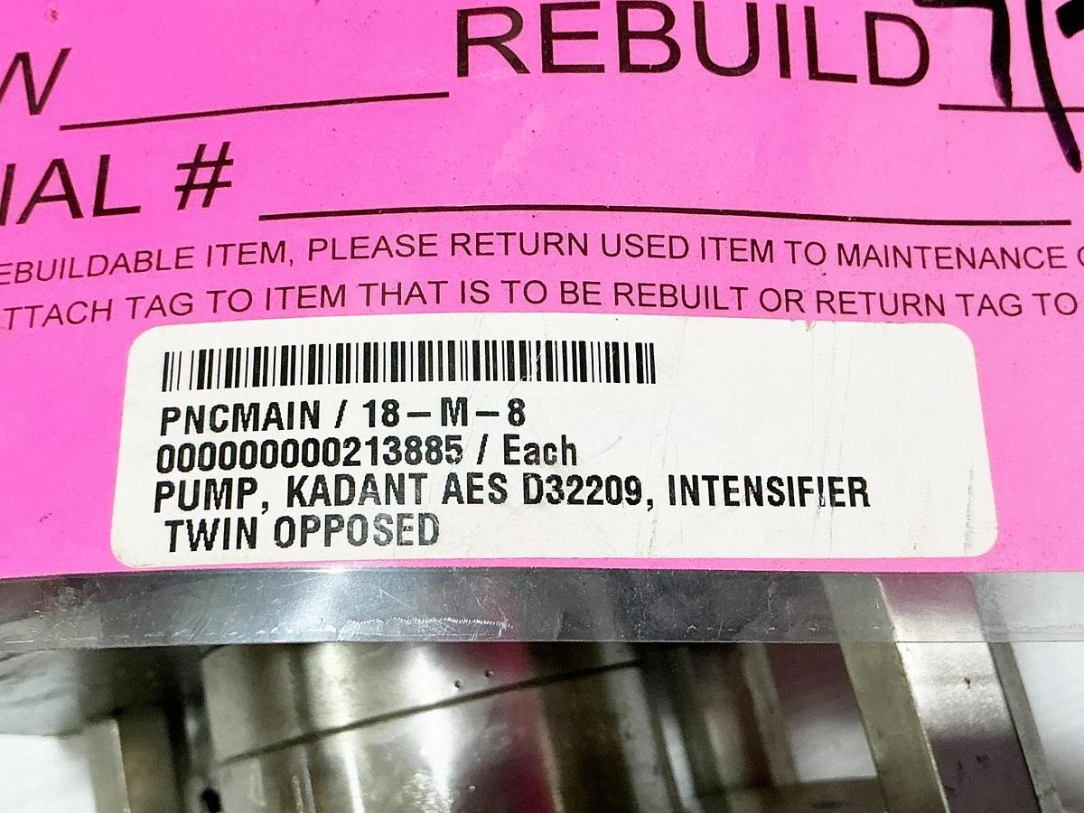 Used Kadant D32209 Intensifier Pump