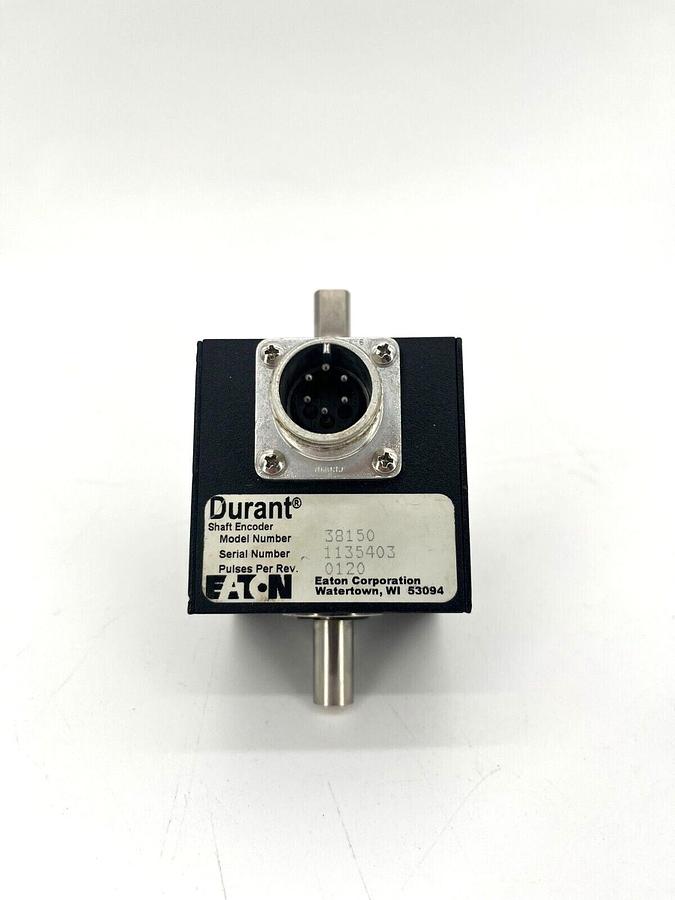 Used Eaton Durant 38150120 Shaft Encoder 120-Pulses per revolution