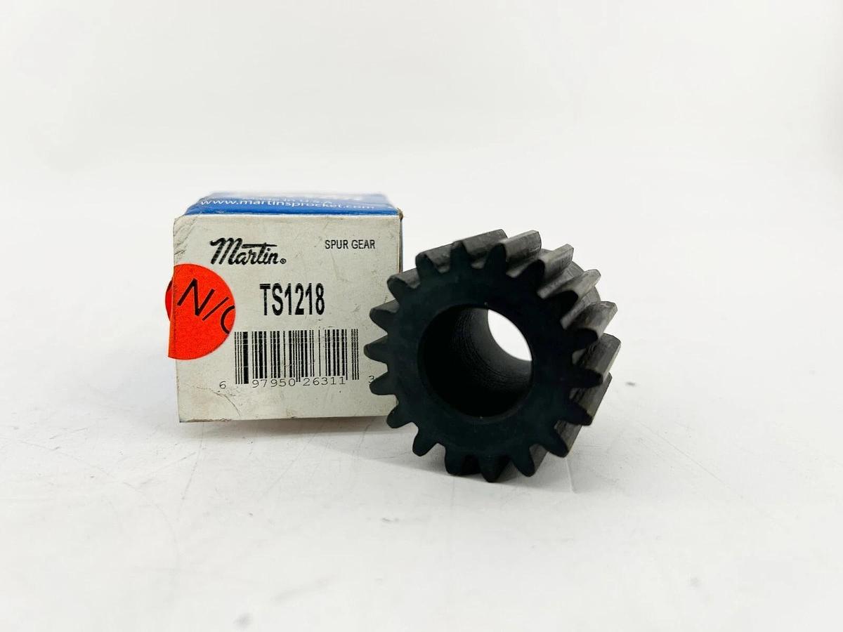 New Martin TS1218 Spur Gear 20 DEG 18T 3/4" Bore Steel