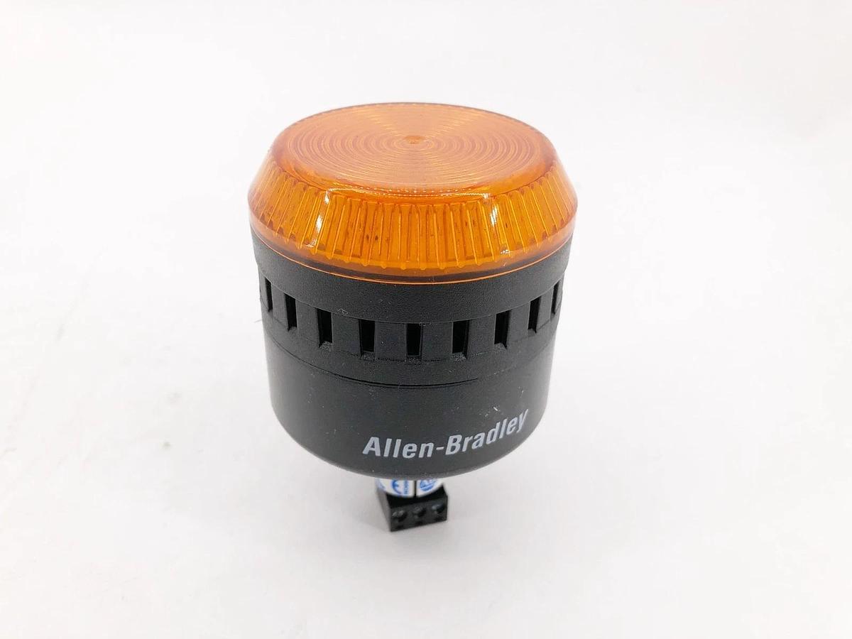New Allen Bradley 855PD-B24LEC1522 Ser. A Panel Mount Alarm Amber 24VAC/DC