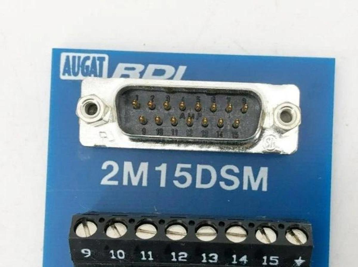 New Augat 2M15DSM Interface Module 15 Pin Male Tyco 1437684-7