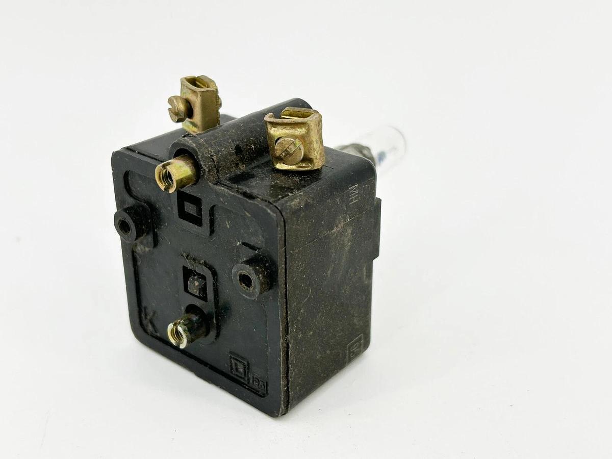 Used Square D 9001KM1 Light Module Control and Signaling Unit Block 30MM 120V