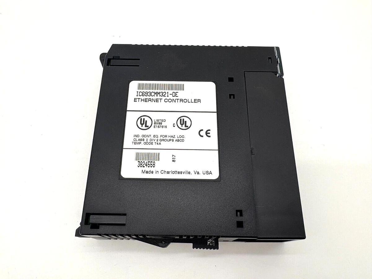 Used General Electric GE Fanuc IC693CMM321-DE CMM 321 Ethernet Controller Module