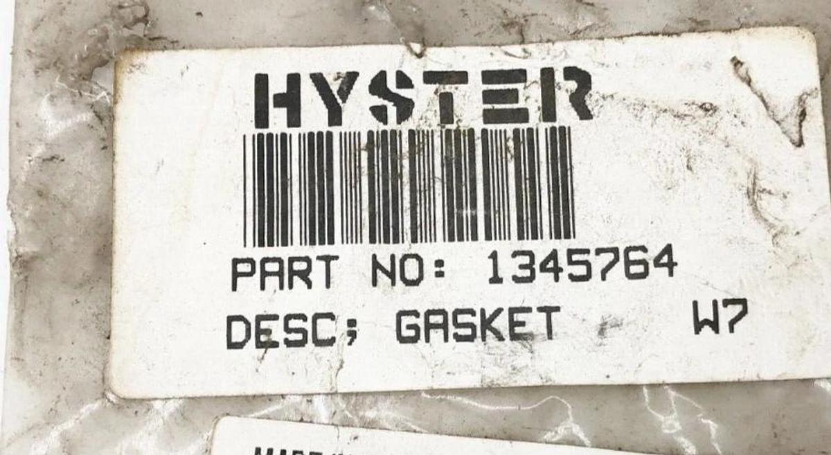 New Hyster 1345764 Gasket