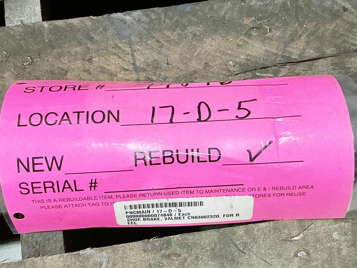 Used Valmet CN63002320 Brake Shoe For R EEL
