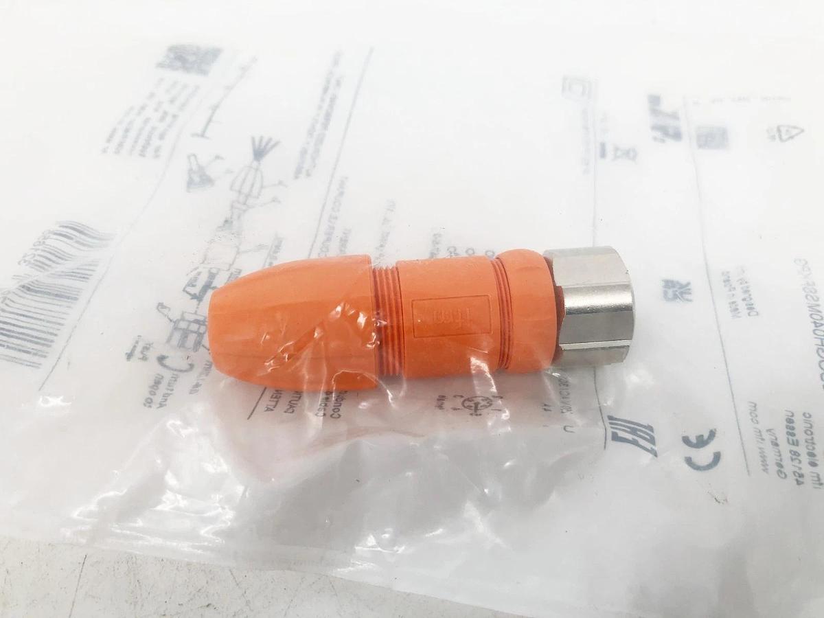 Lot of 2 New IFM EVC810 Female Wirable Connector Sockets SDOGH040MSSFKPG