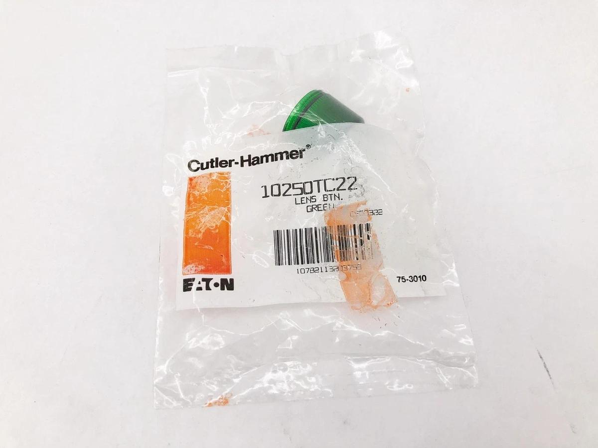 Lot of 5 New Eaton Cutler-Hammer 10250TC22 Lens Buttons Green
