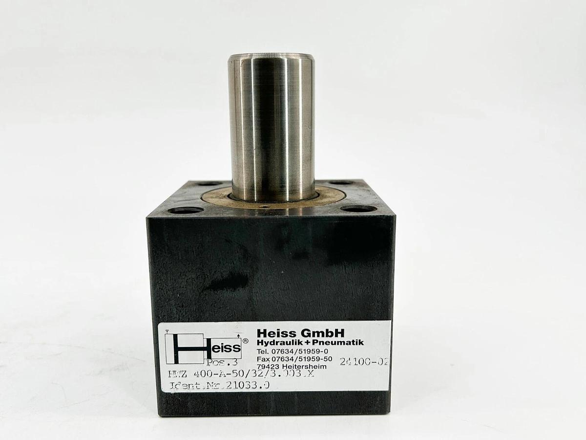 New Heiss HWZ 400-A-50/32/3.003.X Hydraulic Cube Cylinder