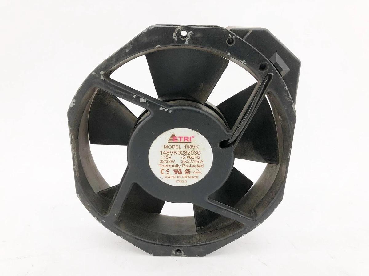 Used Etri 148VK0282030 AC Axial Cabinet Cooling Fan AC 115V 32 Watt