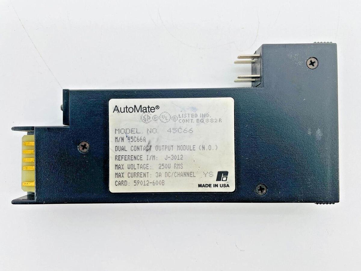 New ABB AutoMate 45C66A Output Module Dual Contact 250V
