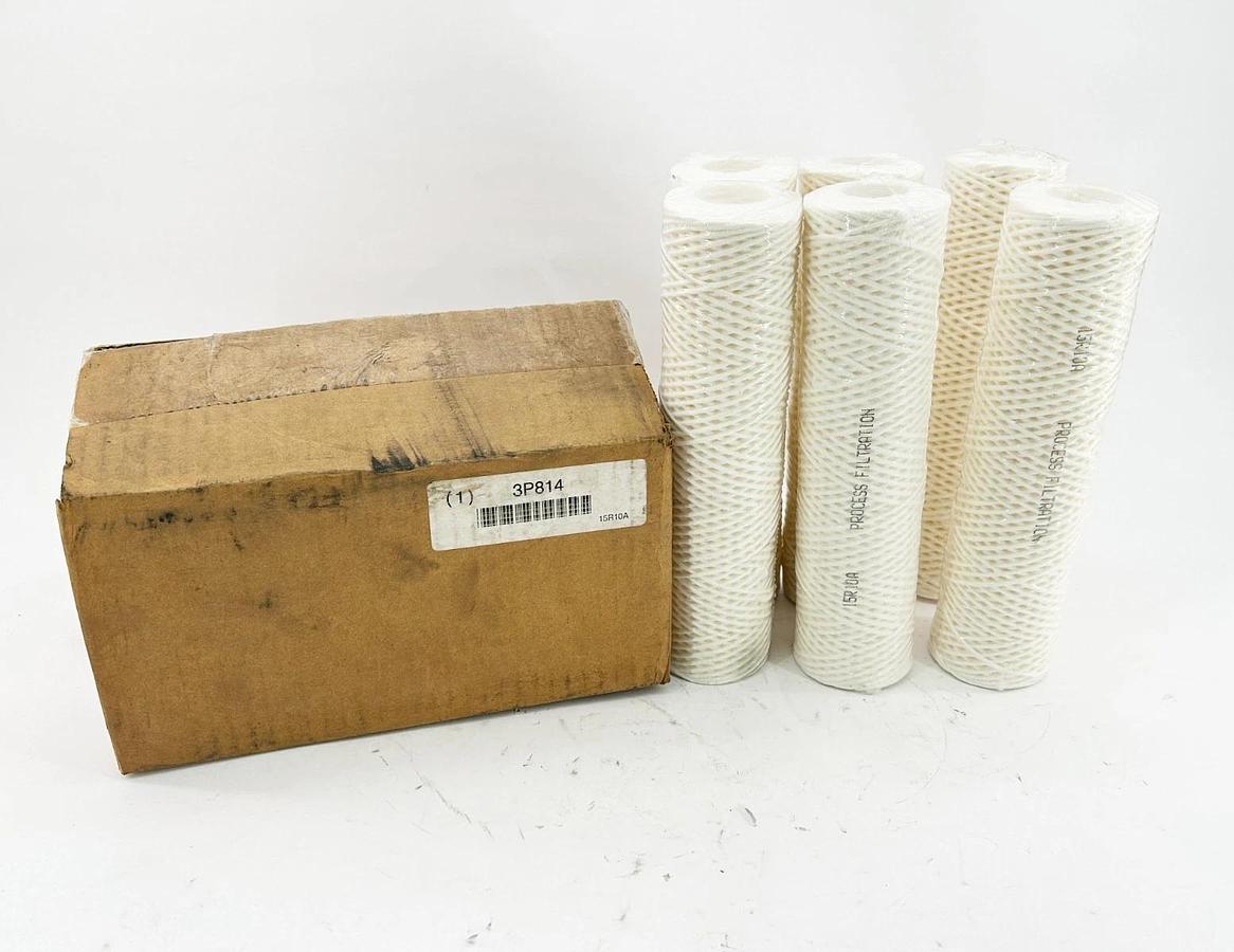 New Lot of 6 15R10A Plumbing Cartridge Filter 2-1/2" OD 10" 20 Micro