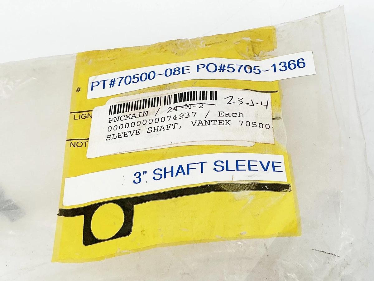 New Vantek 70500-08E 3" Shaft Sleeve 5705-1366