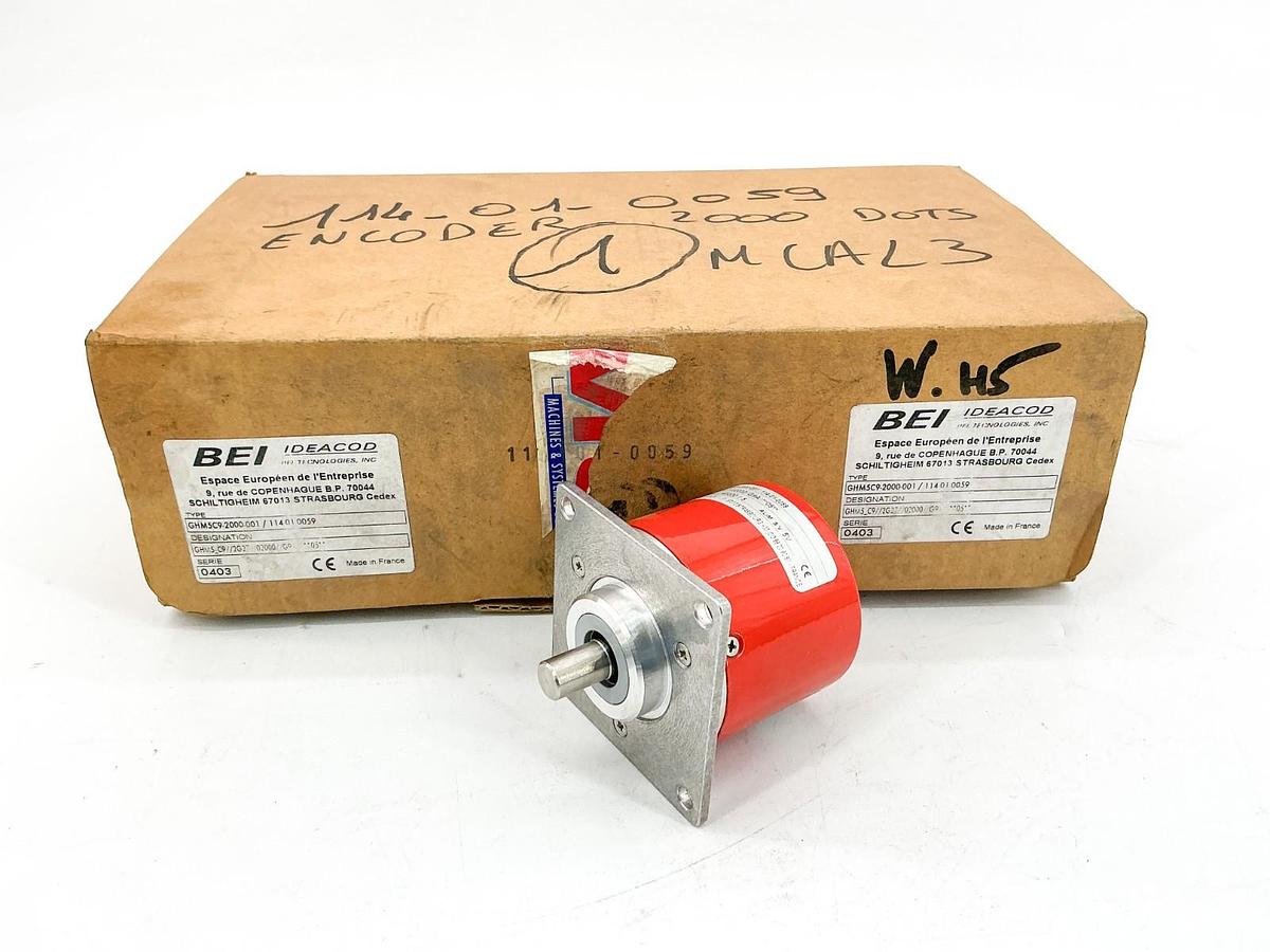 New BEI GHM5C9-2000-001 Encoder 5V GHM5_C9 2G27 02000 G9A **05**