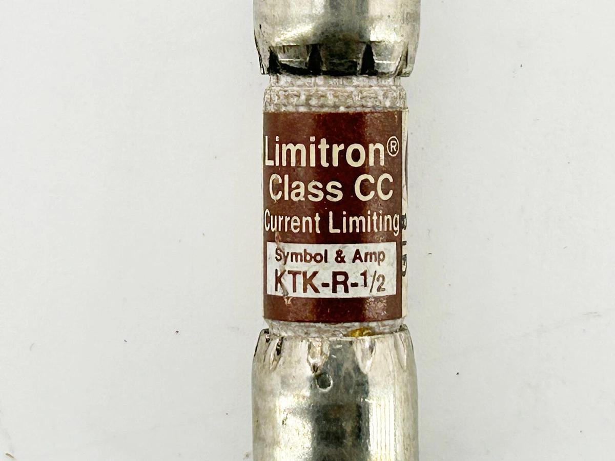 New Lot of 8 Bussmann KTK-R-1/2 Current Limiting Fuse .5A 600V