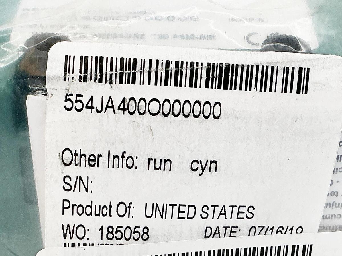 New Numatics 554JA400O000000 Pneumatic Solenoid Valve