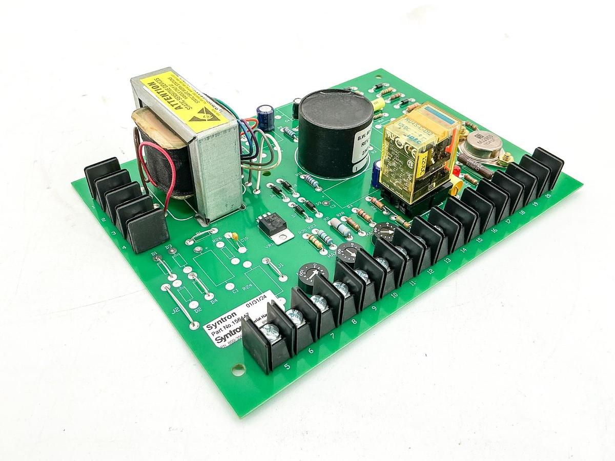 New Syntron 156447 Control Board 16 Point Terminal Strip - No Box
