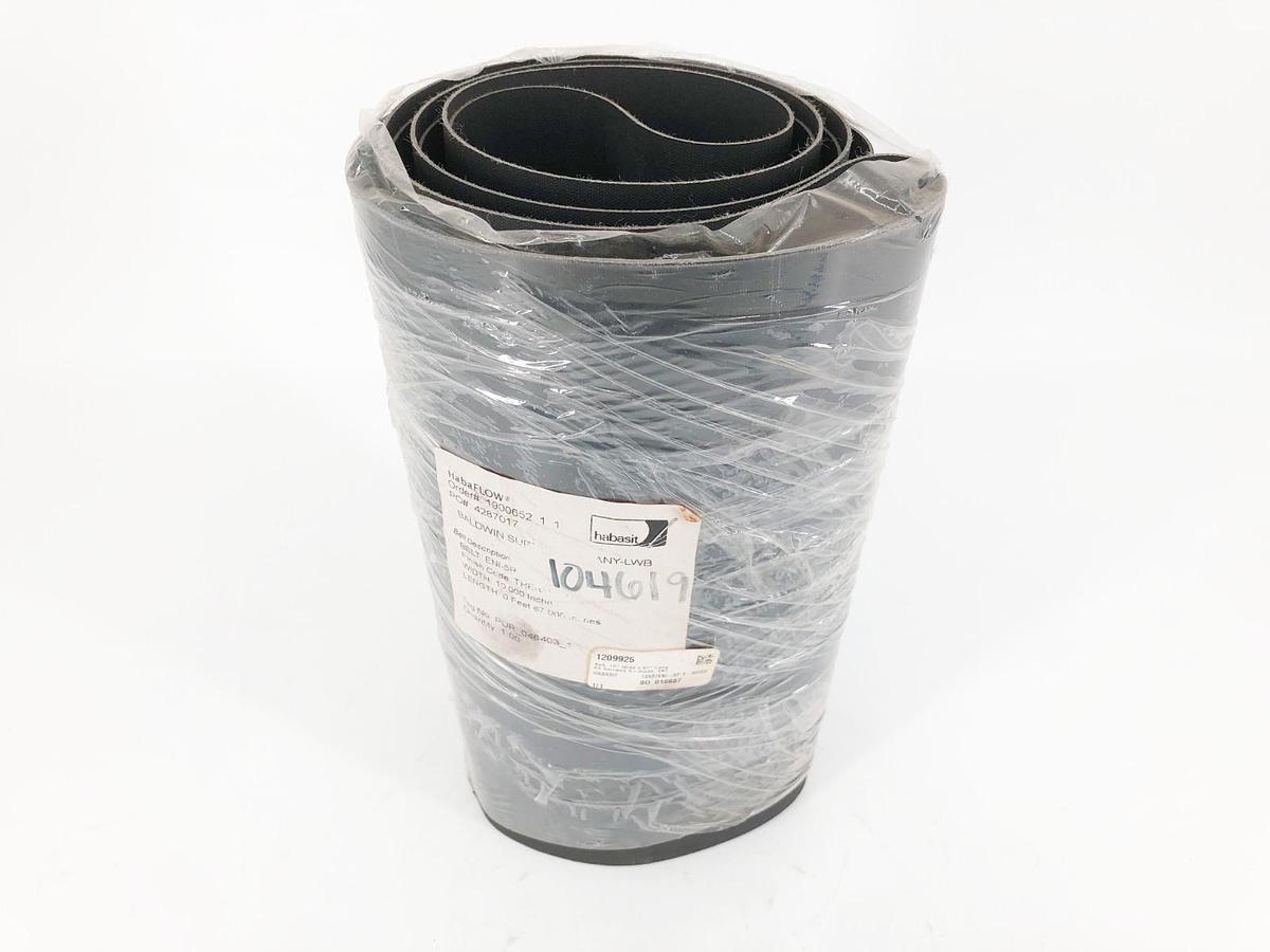 New Habasit ENI-5P Flat Belt 10" W x 87" L - No Box