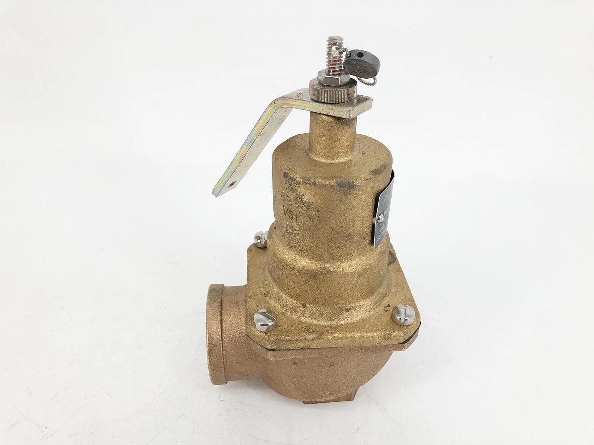 New Kunkle Valve 0537-E01-HM Safety Relief Valve Bronze 1" Set 100psi