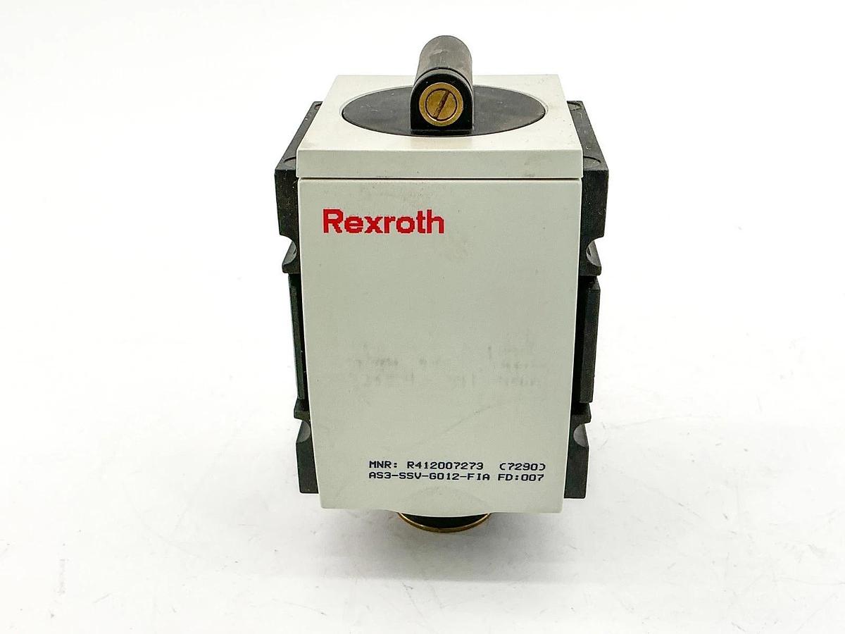 New Rexroth R412007273 Pneumatic Valve 16Bar 1600kPa AS3-SSV-G012-FIA