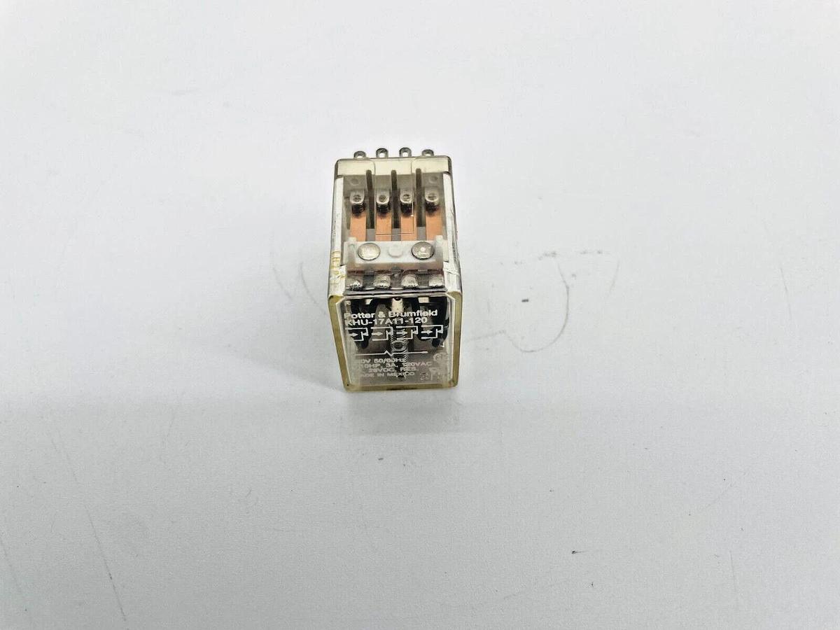 New Potter & Brumfield KHU-17A11-120 Relay 120V 1/10HP 3A 28VDC