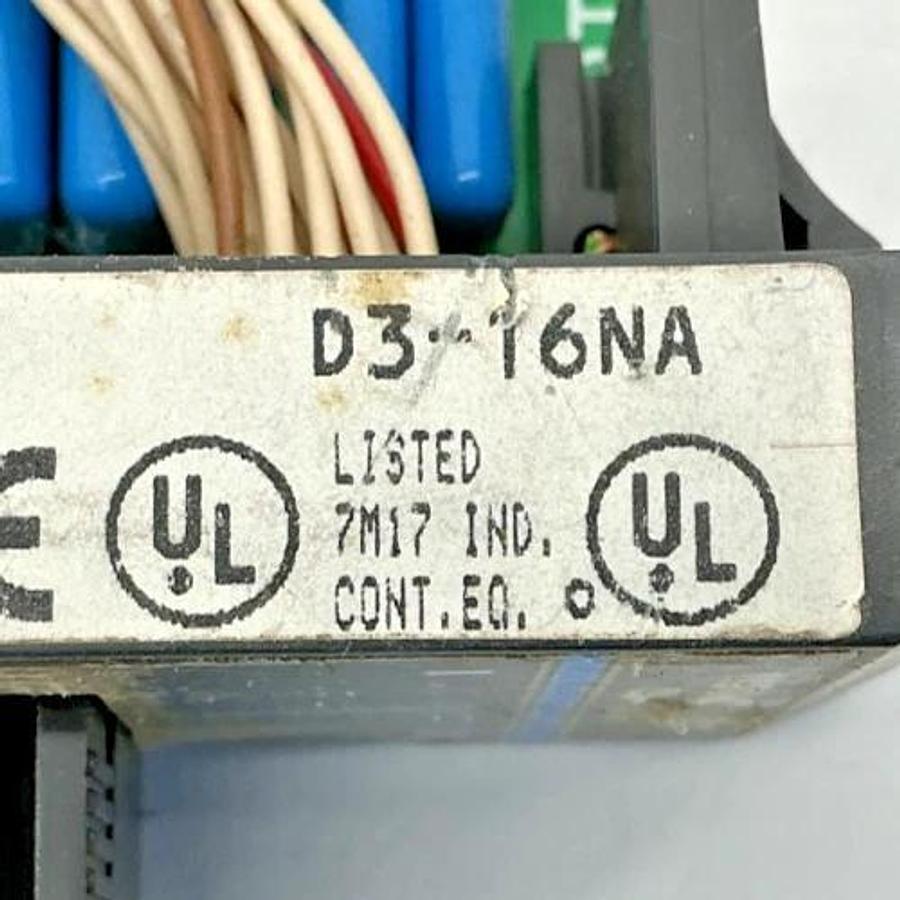 Used PLC Direct D3-16NA Input Module 16-Point 110VAC 80-132VAC 50/60HZ 8-25mA D316NA