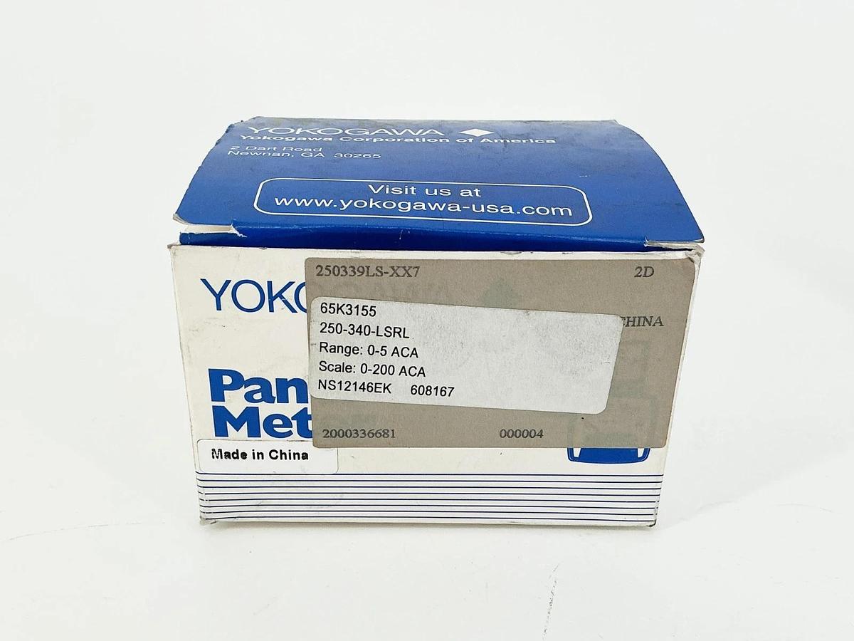 New Yokogawa 65K3155 AC Ampres Gauge 0-200ACA 250-350-LSRL