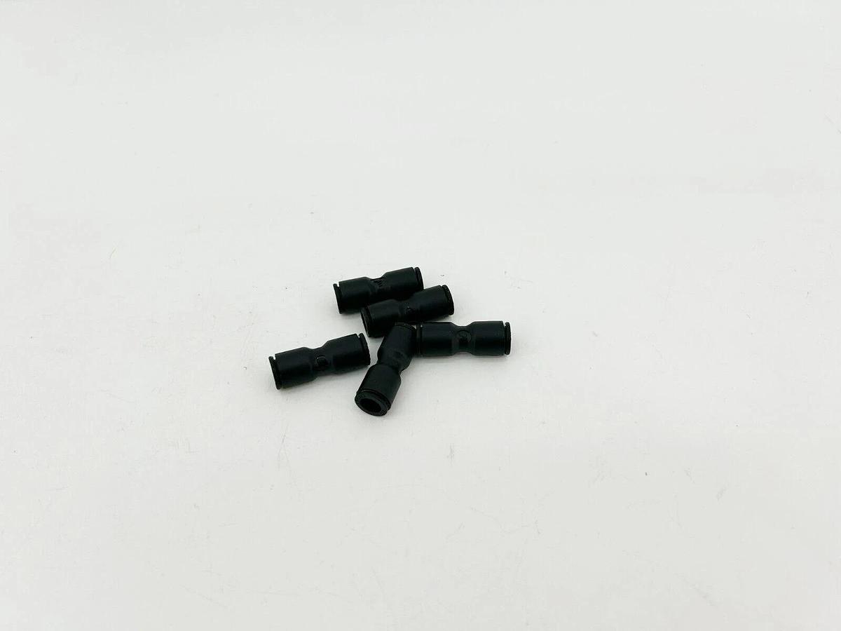 Lot of 5 New Lawson 86781 Unions, 1/4" Tube OD, Glass Reinforced Nylon, 290PSI