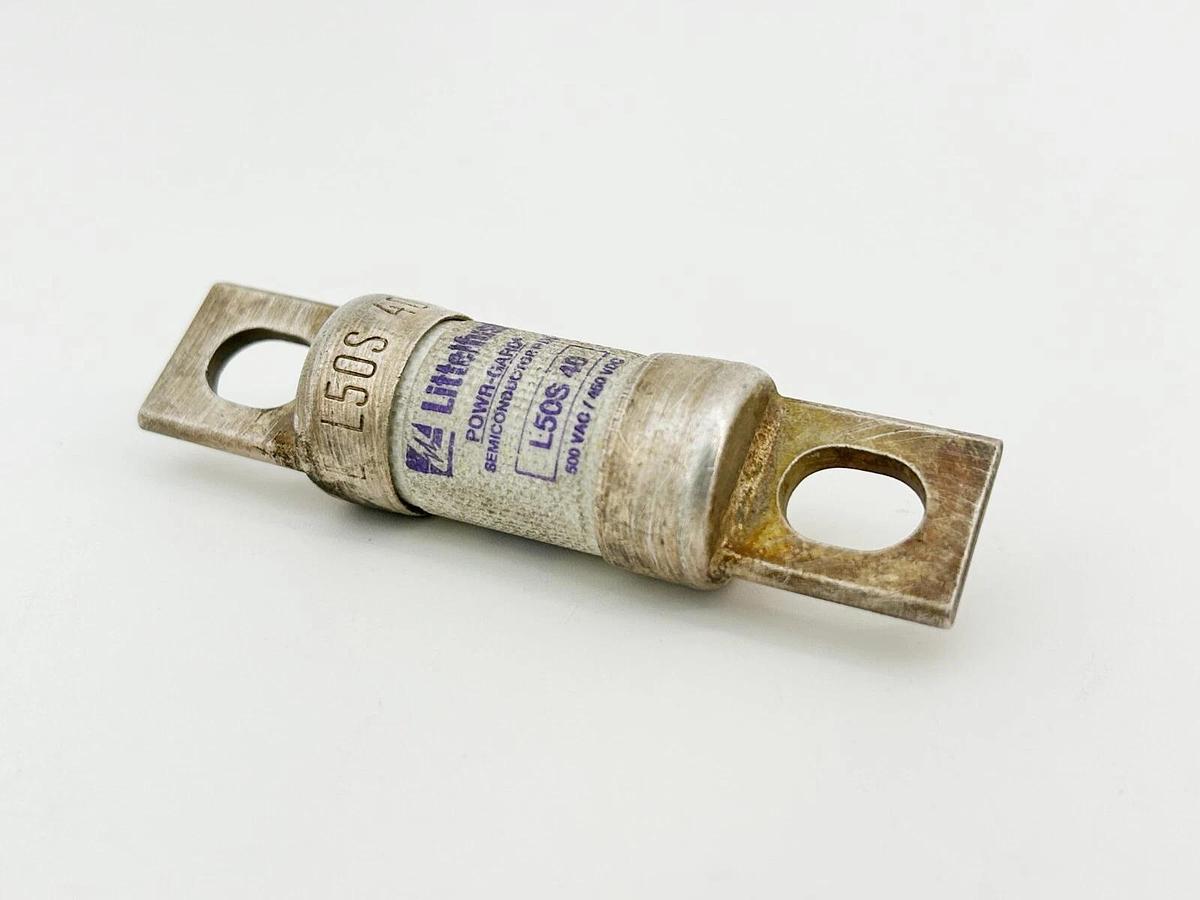 Used Lot of 4 Littelfuse L50S-40 Semiconductor Fuse 40A 400-500V