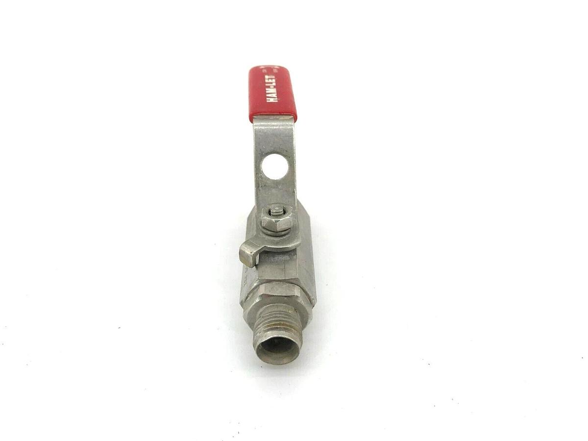 Used Ham-Let H-700-SS-L-3/8-LD Ball Valve Stainless Steel 1/2" 1500 PSI