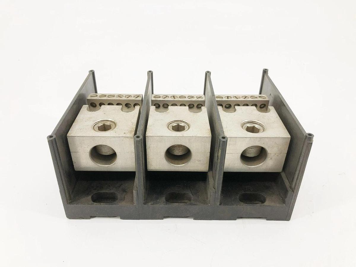 New Gould 69083 Fuse Holder 600V 3P 500MCM-#4 x #4-#14