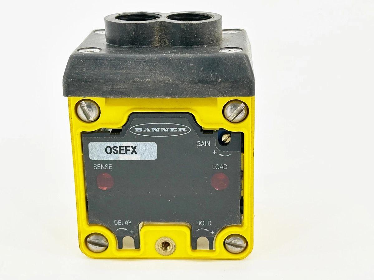 Used Banner Engineering OSEFX Photoelectric OMNI-Beam Scanning Head 120V 27306