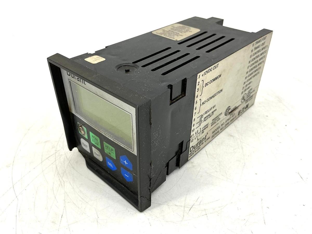 Used Eaton Durant 57601-401 Count Control Totalizer Ambassador Series 7W 115VAC 50/60