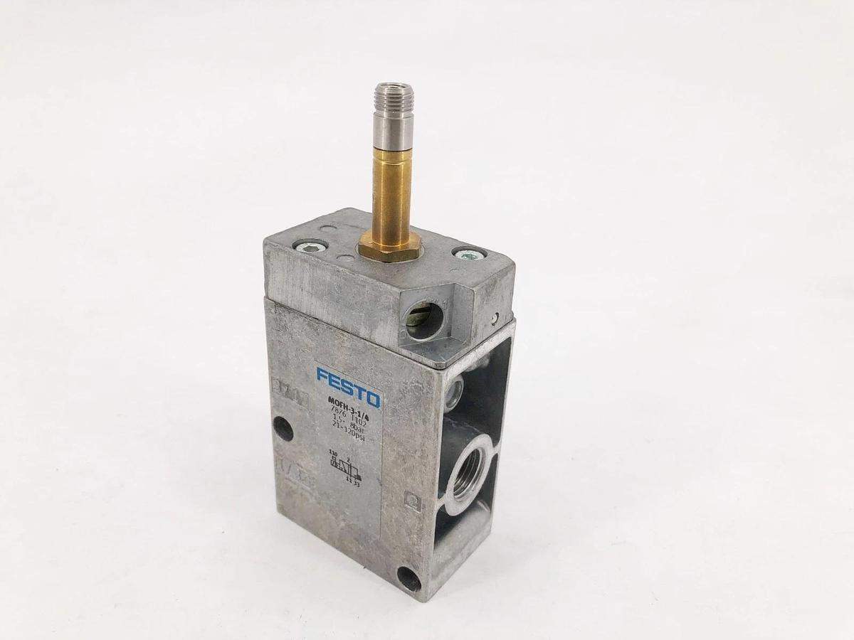 New Festo MOFH-3-1/4 Solenoid Valve 2-Pos. 3-Way 120psi 1/4"NPT 7876
