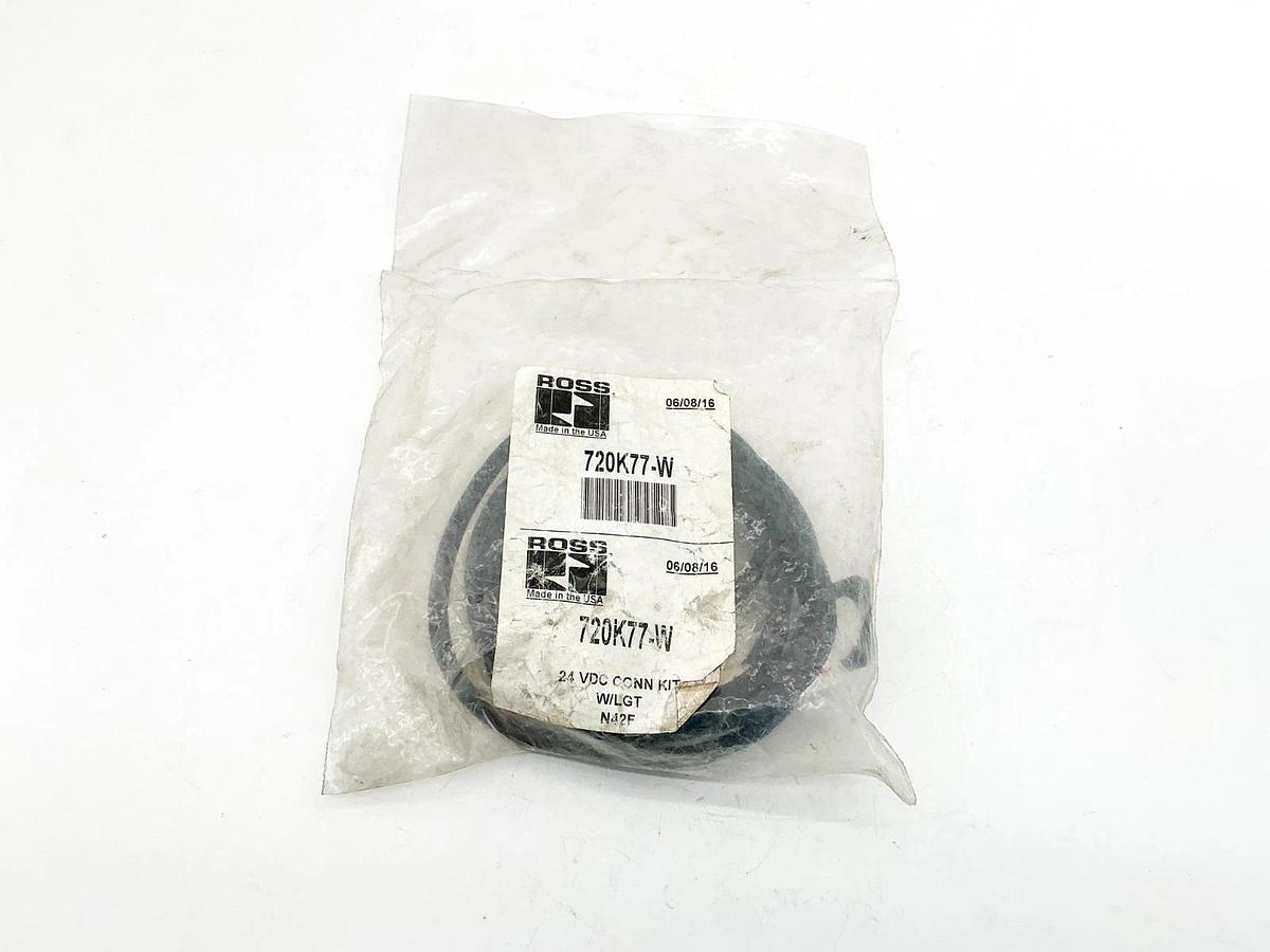 New Ross Controls 720K77-W Solenoid Electrical Connector 24VDC