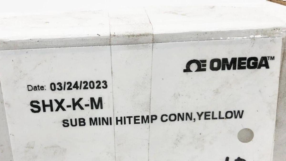 Lot of 7 New Omega SHX-K-M Mini High Temp Ceramic Connectors Type K