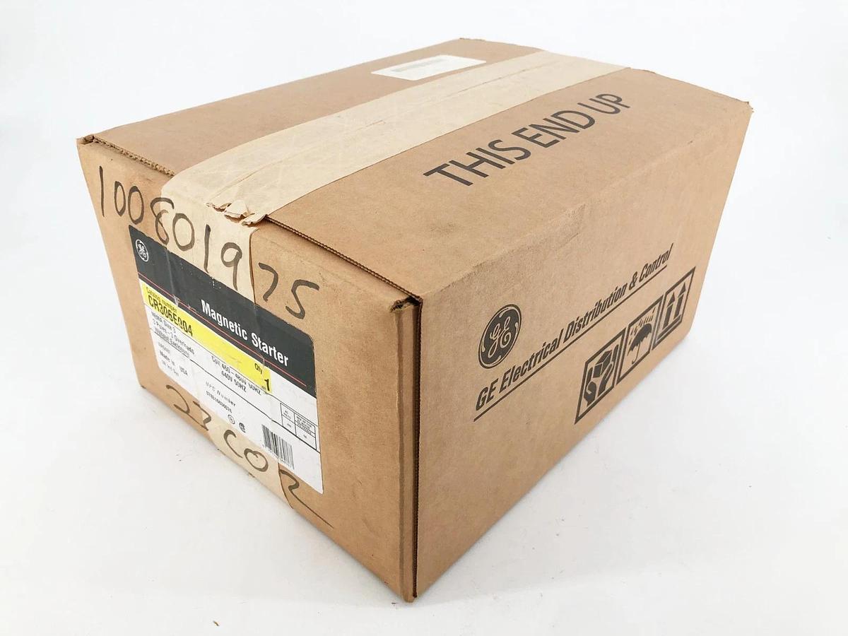 New General Electric CR306E004 Non-Rev Starter 480V Coil 90A Size 3 3PH Sealed