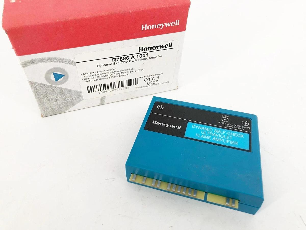 New Honeywell R7886A1001 Dynamic Self-Check Ultraviolet Amplifier 7800 Series