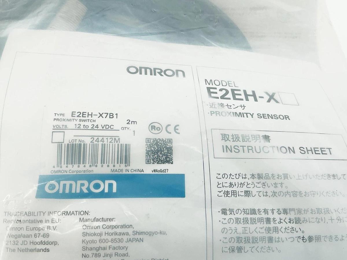 New Omron E2EH-X Proximity Sensor 12-24VDC 2M