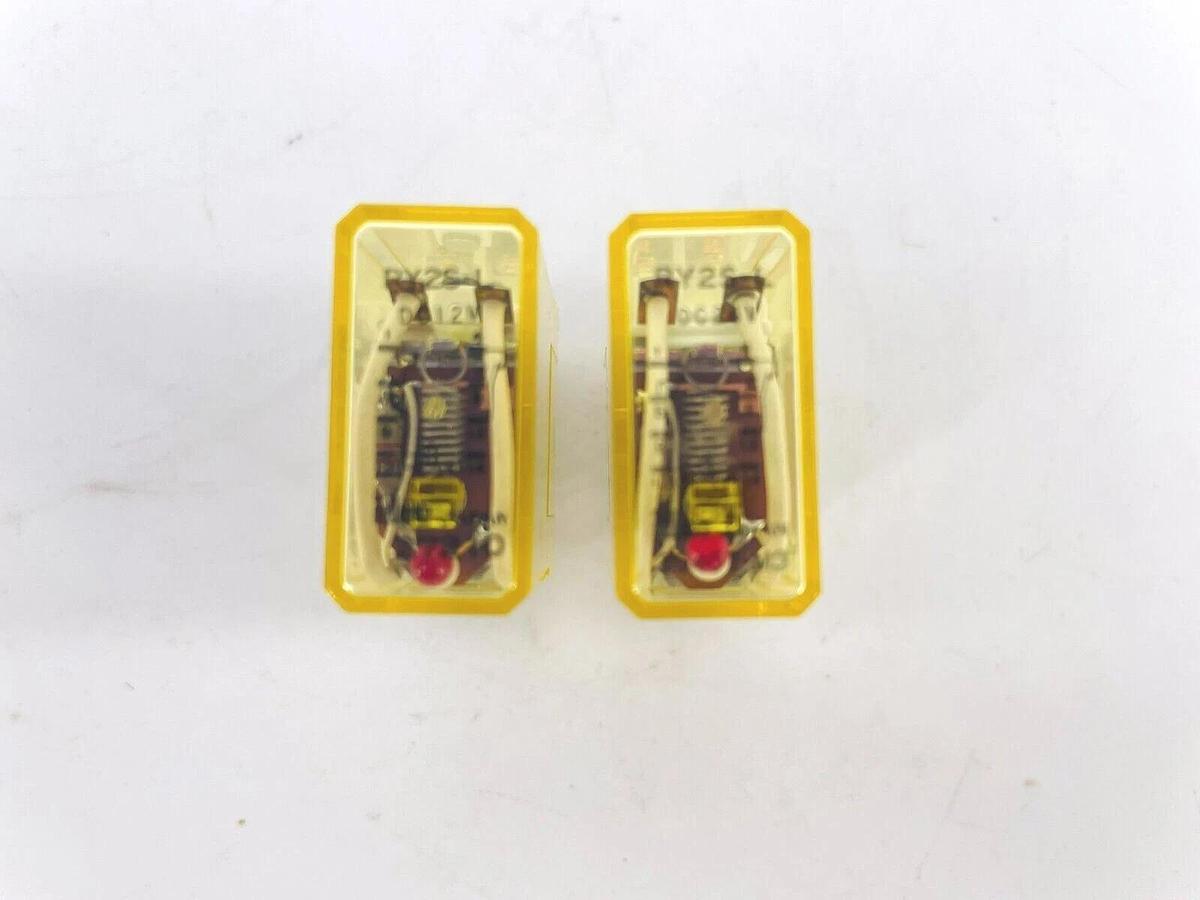 Used Lot of 2 New IDEC RY2S-L Relay DC 24V