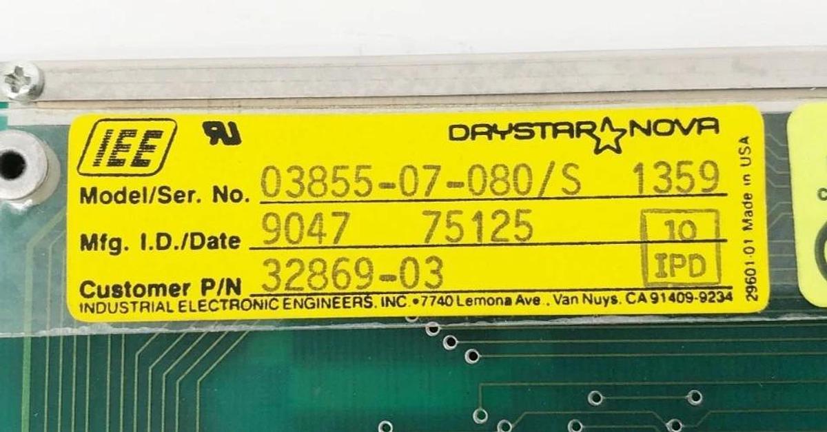 New Daystar Nova 03855-07-080/S Operator Interface - No Box