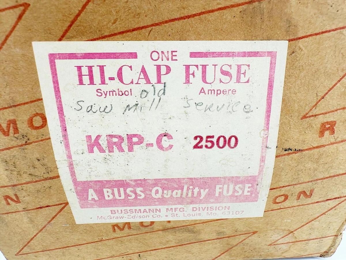New Bussmann KRP-C-2500 Hi-Cap Time-Delay Current-Limit 2500A 600V