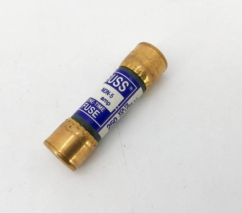Lot of 5 New Bussmann NON-5 Fuses 5A 250V Class K5