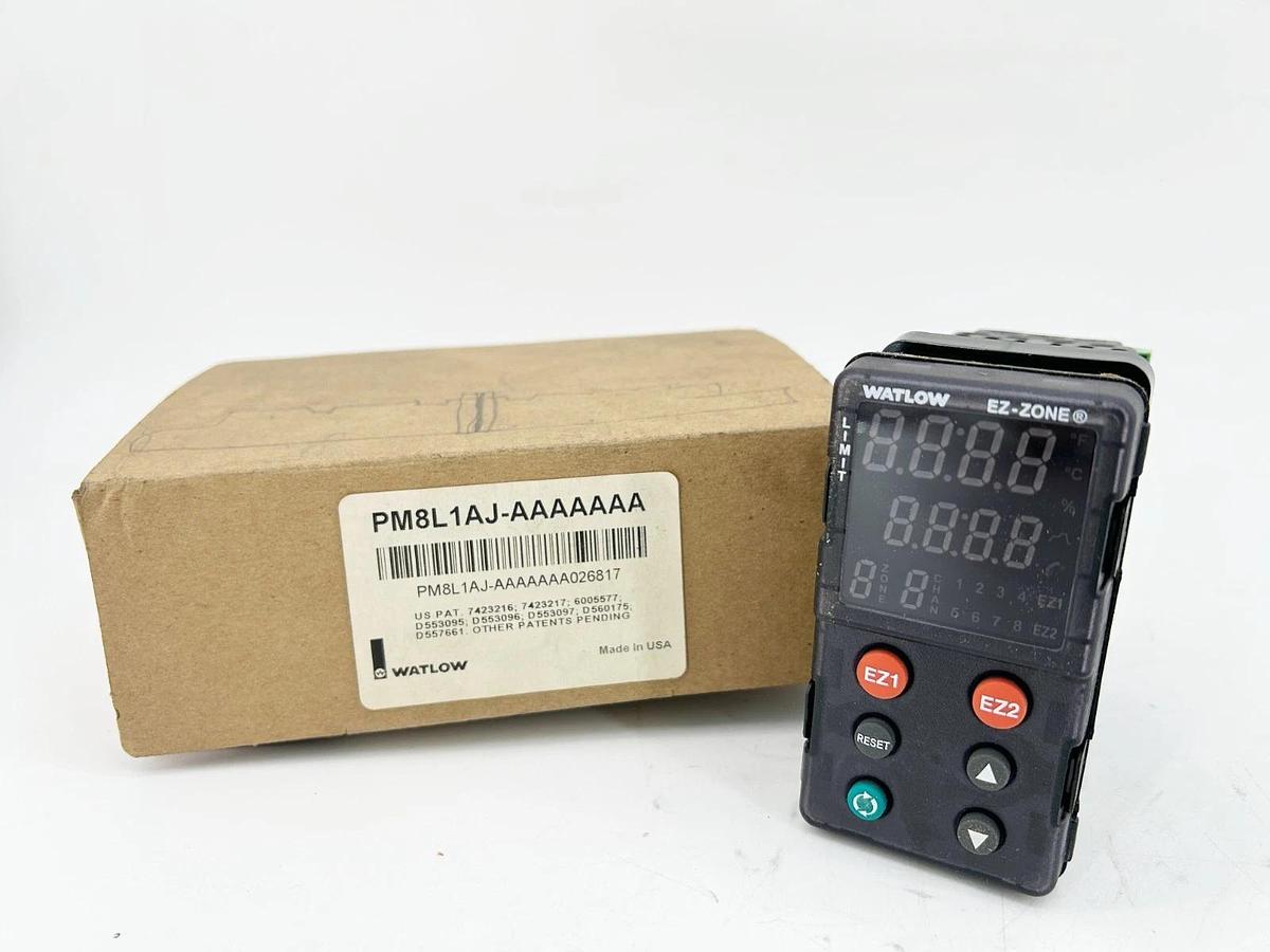New Watlow PM8L1AJ-AAAAAAA Multi-Function Controller 240V Red/Green Display