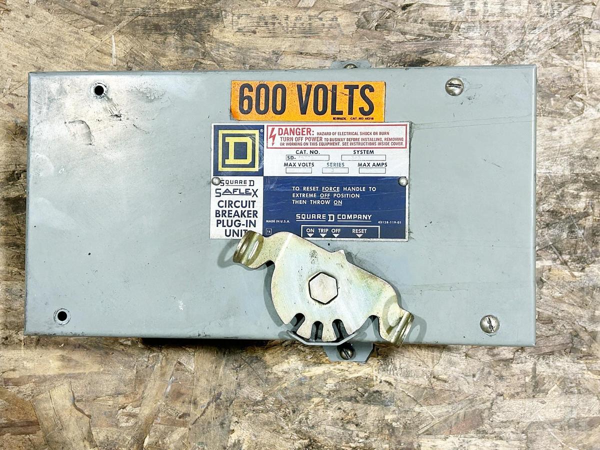 Used Square D SD-75770 Busway Circuit Breaker Plug In Unit