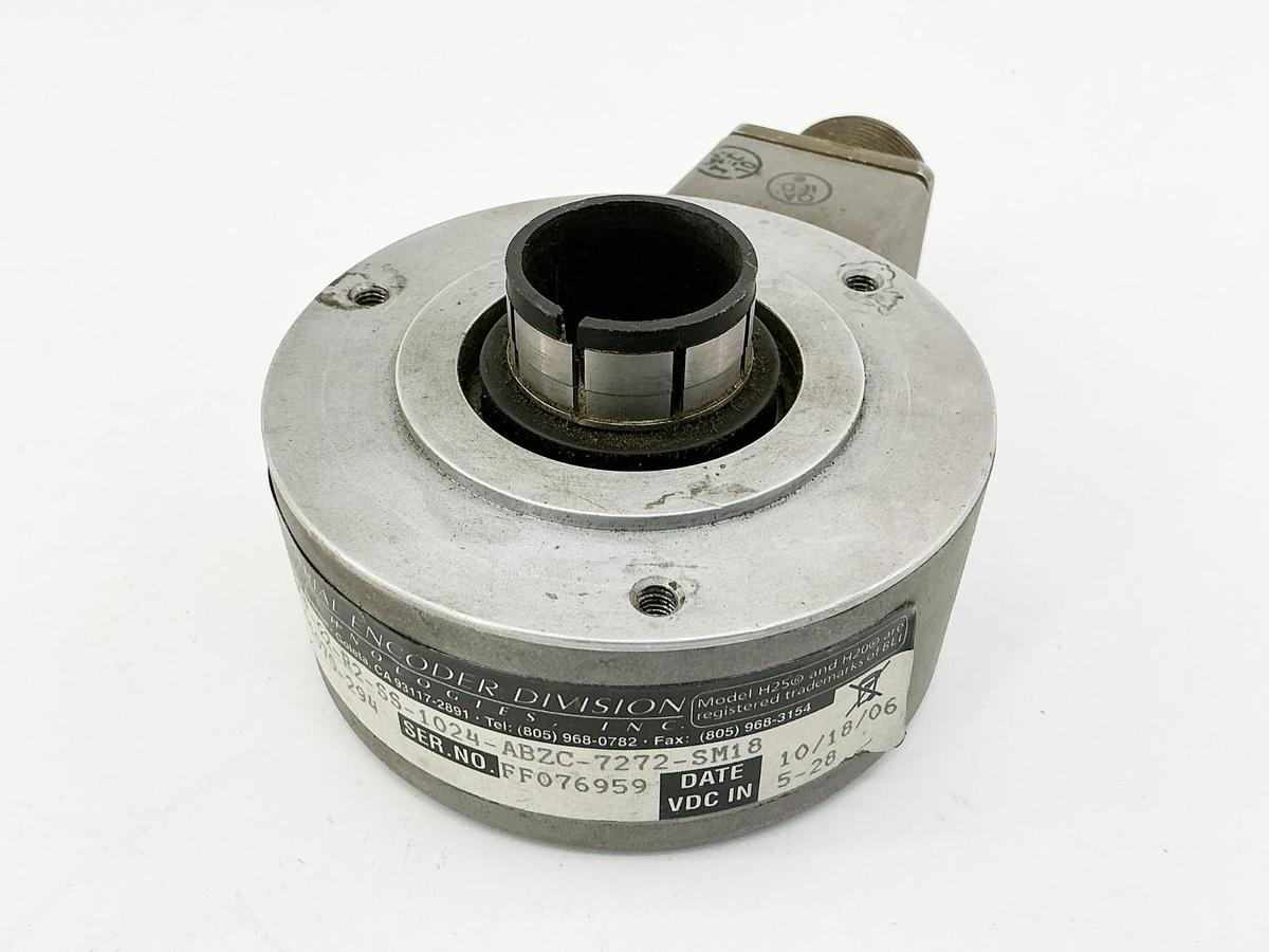 Used BEI 924-01070-294 Encoder 5-28VDC XHS35F-62-R2-SS-1024-ABZC-7272-SM18