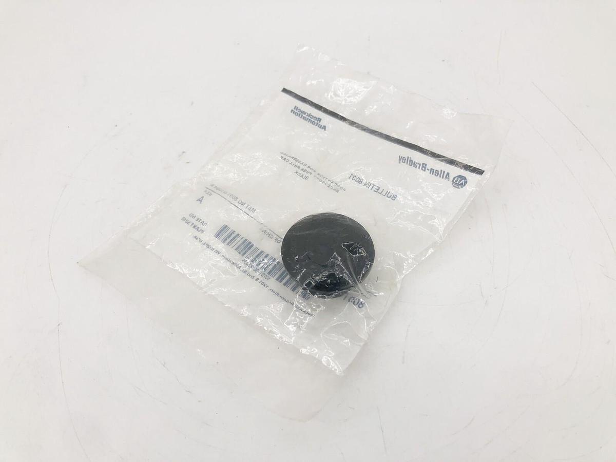 New Allen-Bradley 800T-N160H Ser. A Black Non-Illuminated Push-Pull Cap