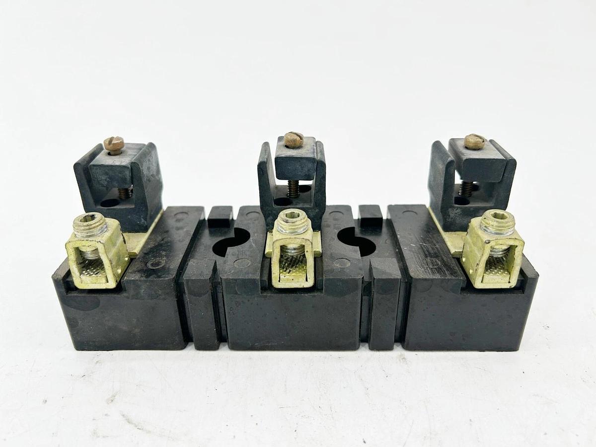 Used Allen Bradley X-402128 Fuse Block Continuous Current Rating 100A 600V