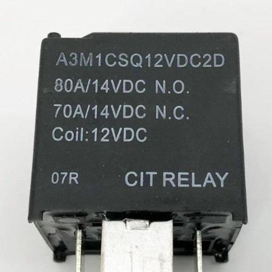 Lot of 4 New CIT Relay A3M1CSQ12VDC2DA Relay Automotive 80A 12VDC