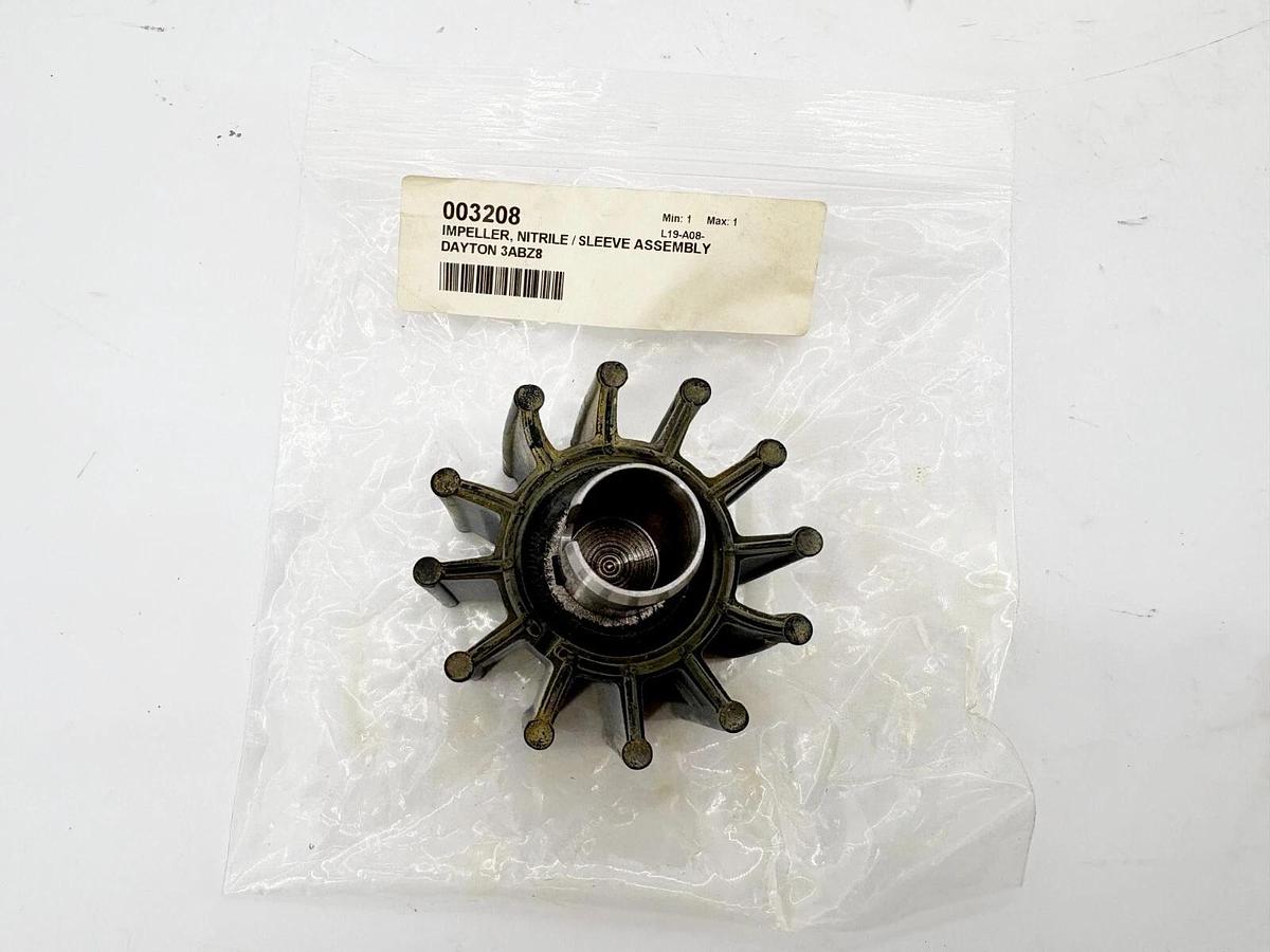 New Dayton 3ABZ8 Replacement Impeller/Sleeve Assembly Nitrile Rubber