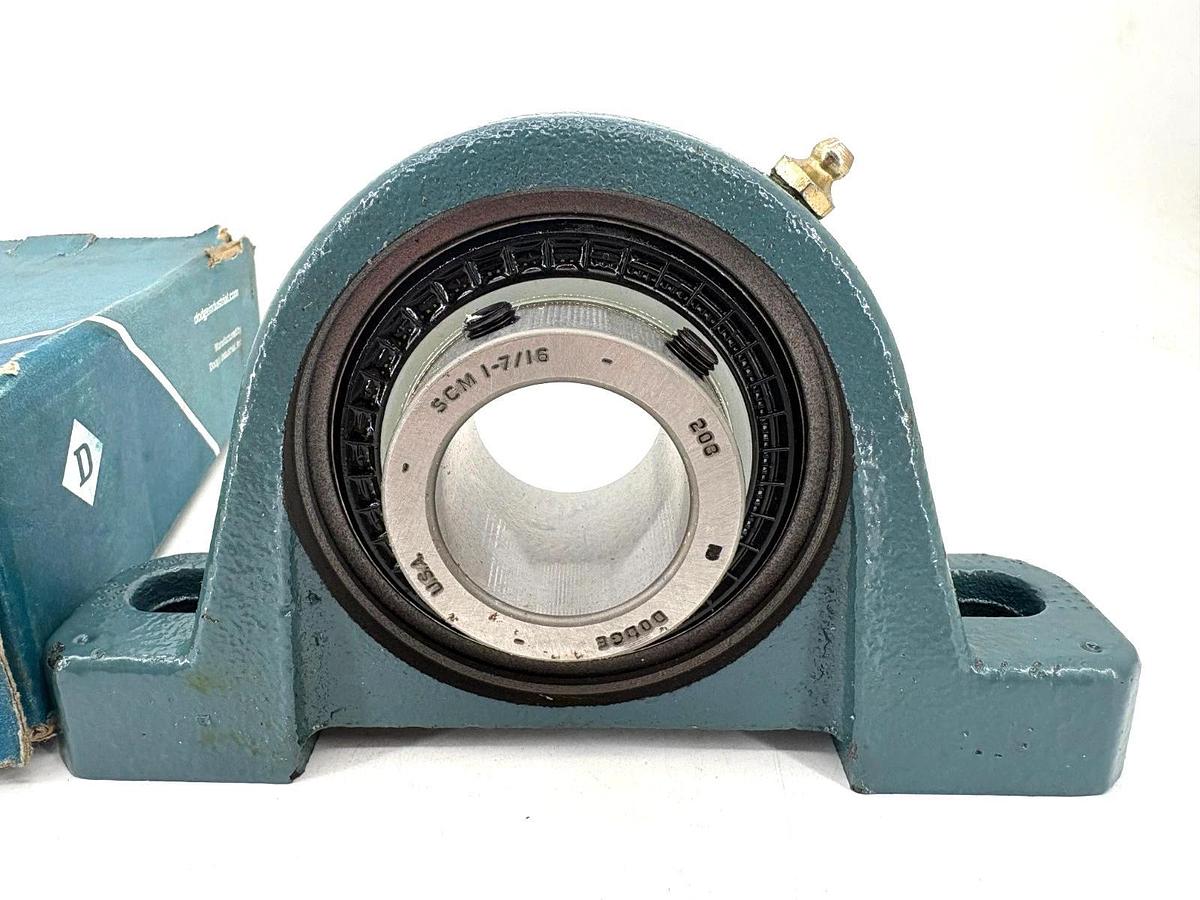 New Dodge P2B-SCM-107 Ball Bearing Pillow Block 1-7/16" Bore Medium Duty 126810